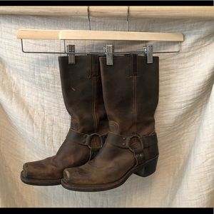 Frye Brown Veronica Tall Harness Boot 9.5